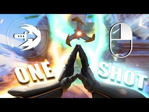 This is what ''ONESHOT" COMBO on GENJI looks like in Overwatch 2 // GRANDMASTER 1 OVER 2000+ Hours