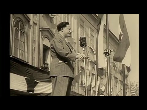 Edvard Kardelj zborovanje v Trst 1947.