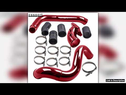 Turbo Intercooler Pipe Intake Elbow For 0307 Ford F250 60L Powerstroke Red Black Limited Edition