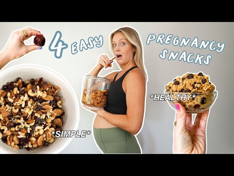 4 EASY Pregnancy Snack Recipes *HEALTHY*