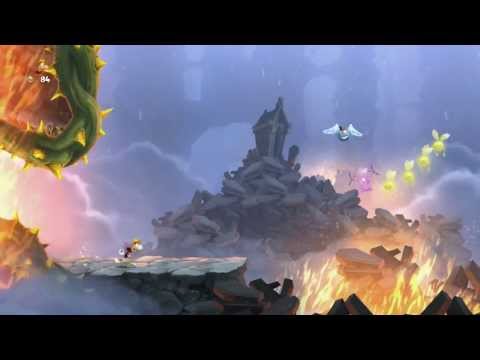 Rayman Legends - Walkthrough Part 24 - Rescue Estelia - Run for Your Life ( All Teensies - Wii U )