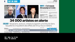 VU du 10/02/2025 : l'IA et les artistes