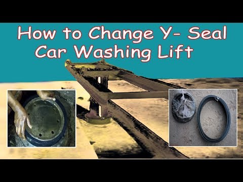 How to Change New Y-Seal of Car Washing Lift