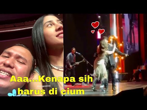Anya Geraldine Cemburu Saat BCL cium Ariel Noah di Atas Panggung Usai konser Circus Concerto