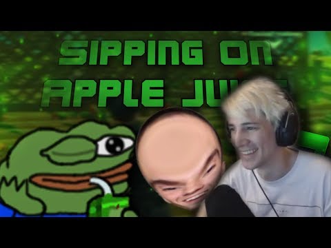 xQc & M0xyy Reacts To Sipping On Apple Juice