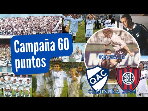 Quilmes 1 San Lorenzo 1 - Clausura 2004