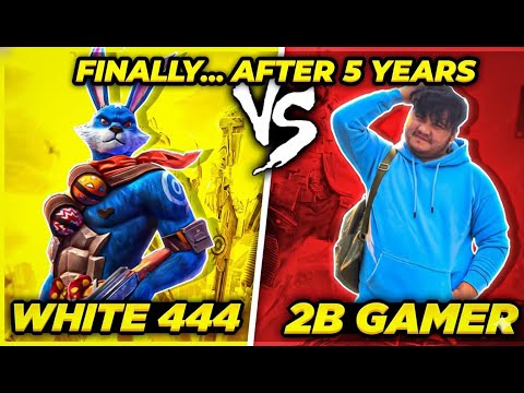 White444😡 VS 2B Gamer😂 Finally After 5 Years || Reaction Video