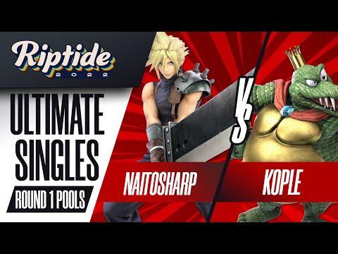 naitosharp vs Kople - Ultimate Singles R1 Pools - Riptide 2022 | Cloud vs King K. Roll