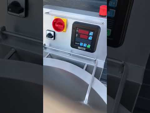 M&M Edelstahl- Kochkessel 150L Digital mit Rührwerk unten