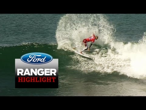 2012 Rip Curl Pro men's Round 1 - Heat 2 highlights presented by Ford Ranger