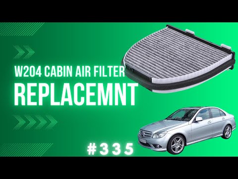 W204 Cabin Air Filter Replacement