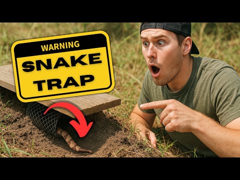 We Made a Homemade SNAKE TRAP! - IT WORKED!