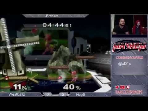 Mayhem Mar 2015: Westballz (Falco/Falcon) vs Hugs (Samus) Winners Semis