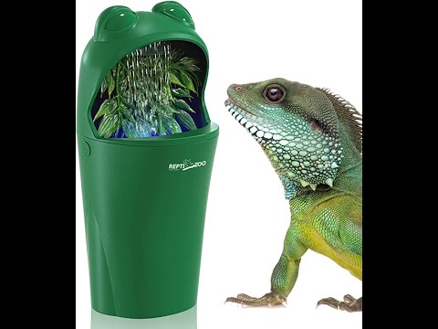 REPTIZOO Chameleon Water Dispenser Automatic Water Dripper Drinking Fountain with Indicator Light