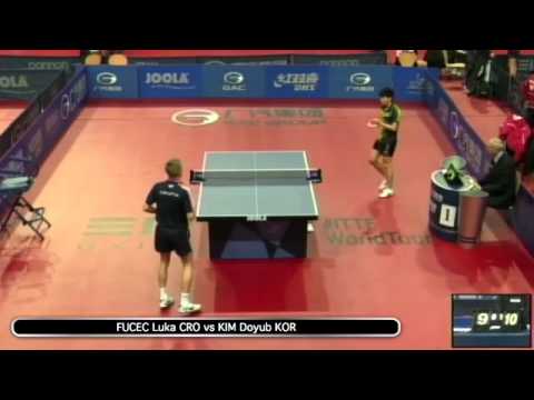 2014 Hungary Open MS U21  FUCEC Luka CRO vs KIM Doyub KOR