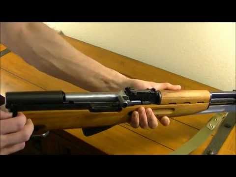 YouTube video about: How to take apart sks rifle?