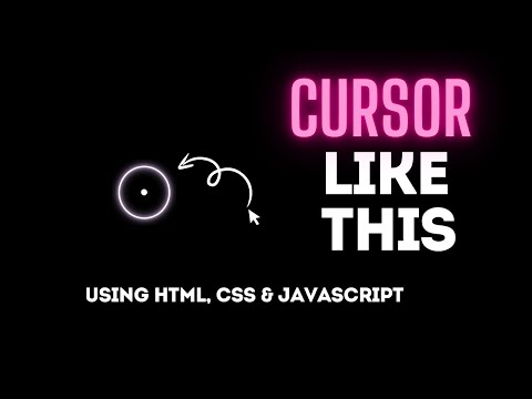 Custom Cursor Without Framework Using Html Css Js Web Development Tutorials