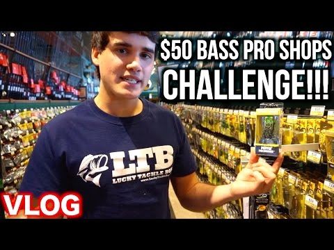 $50 BASS PRO SHOPS CHALLENGE!!! - Bass Fishing on a Budget Ep. 1