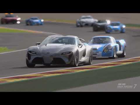 Toyota GR Supra RZ race at Spa Francorchamps | Gran Turismo 7 | PS5 1080p60HD footage