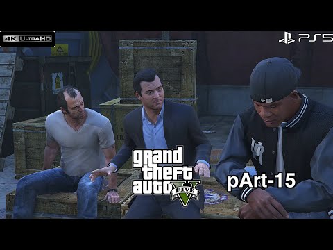 GTA 5 | PS5 Gameplay walkthrough Part-15| Next Gen version| FIDELITY MODE | RAY TRACING | 4K-HDR NEW