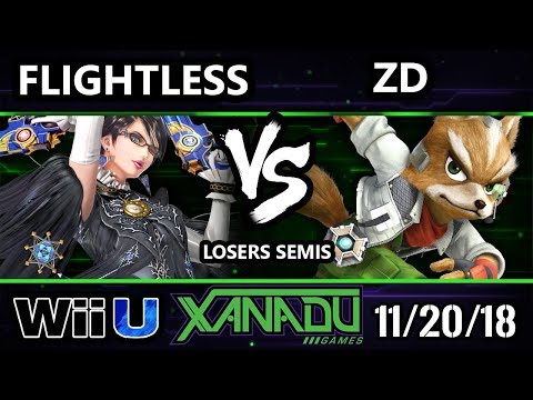 S@X 277 Smash 4 - Demise | ZD (Fox) Vs. Flightless (Bayonetta) Wii U Losers Semis