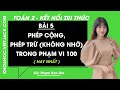 Toán lớp 2 Bài 5: Ôn tập Phép cộng, phép trừ (không nhớ) trong phạm vi 100