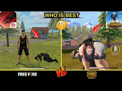 FREE FIRE VS PUBG FULL COMPARISON // WHO IS BEST PUBG MOBILE VS FREE FIRE