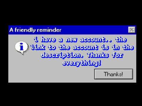 I have a new account, good peeps.