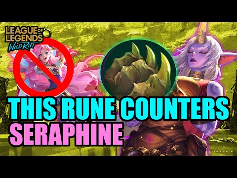 Counter Seraphine With This Rune | Wild Rift Support Guide & Build | Diamond Soraka Gamepaly
