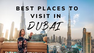 TOP Places To Visit In Dubai | Burj Khalifa, Dubai Mall, & Sky Views Observatory