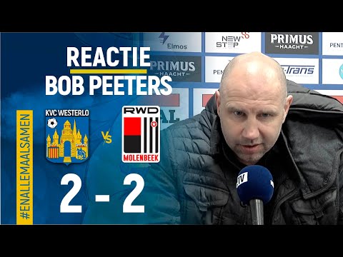KVC Westerlo - RWDM (2-2) · Reaction Bob Peeters
