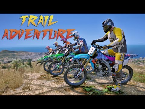 KONVOI MOTOCROSS KLX - GTA 5 MOD