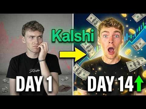 Kalshi 14-Day Trading Experiment — Full Breakdown & Transcript