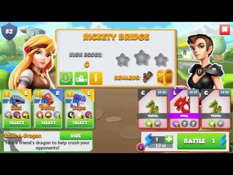 Dragon mania legends quest 80 to 82 with StarDust, Agent & Tribal Dragons