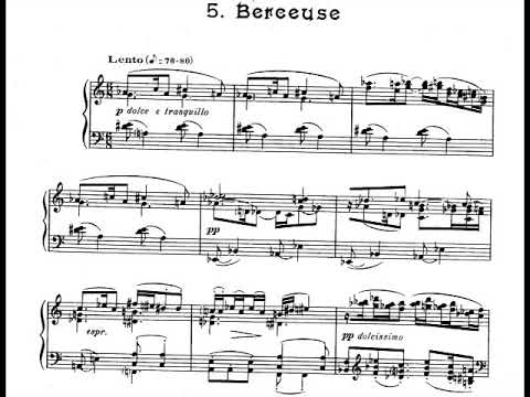Alexandre Tansman - Arabesques for Piano [Score-Video]