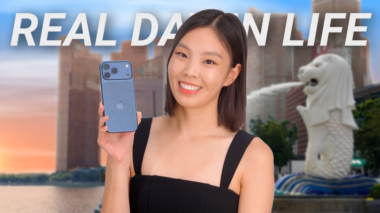 IPHONE 17 PRO MAX - Real Day In Life In Singapore 🇸🇬 (Camera & Battery Test)