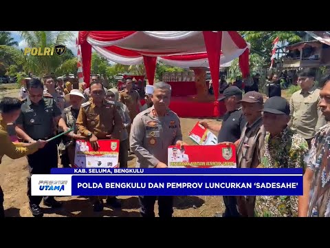 POLDA DAN PEMPROV BENGKULU LUNCURKAN LOMBA KETAHANAN PANGAN ''SATU DESA SATU HEKTAR''