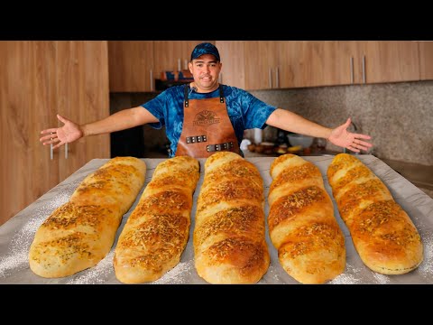 ✅️ Trucos del PAN CASERO tipo SUBWAY de Orégano y Queso 🥖🥪