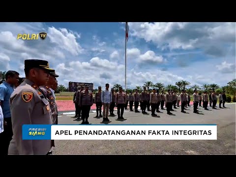 POLRES BASEL GELAR PENADATANGANAN PAKTA INTEGRITAS WBBM