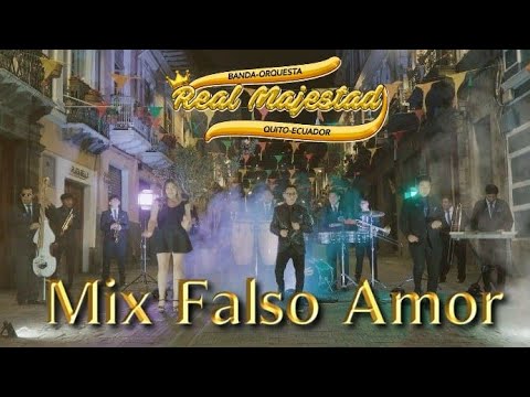 BANDA ORQUESTA REAL MAJESTAD-MIX FALSO AMOR-VIDEO OFICIAL-4K