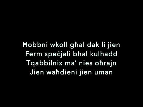 DAK LI JIEN by Glen Vella - Lyric Video