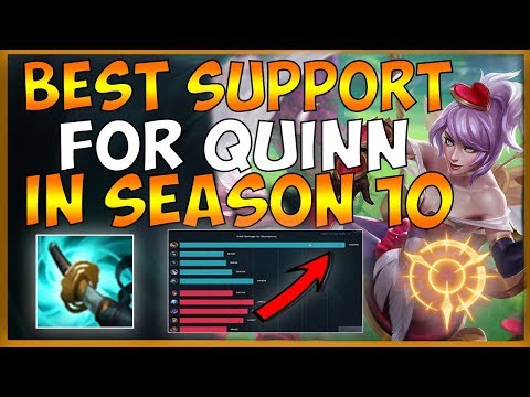 QUINN'S BEST SUPPORT SYNERGY FOR SEASON 10 (DOMINATE ANY BOT LANE) - League of Legends