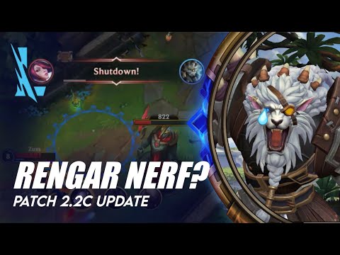 May 19 HotFix Nerf For Rengar | Patch 2.2c Update | League Of Legends: Wild Rift