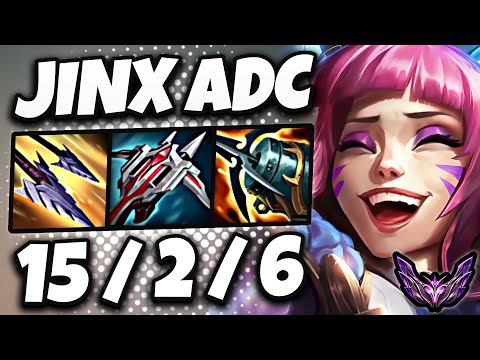 Jinx vs Aphelios [ ADC ] Lol Korea Master Patch 25.13 ✅
