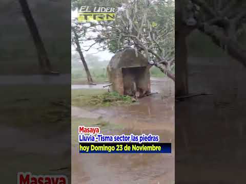 🌨🌧#Masaya🌧️⛈️ |#lluvia /reportan sabrosa lluvia en el Tisma