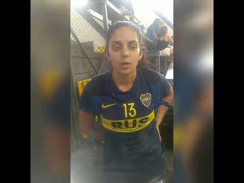 Nos pegan pelotazos en entrevista a jugadora de Boca