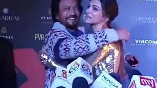 Watch this adorable video of Irrfan Khan and Deepika Padukone when they hugged each other
