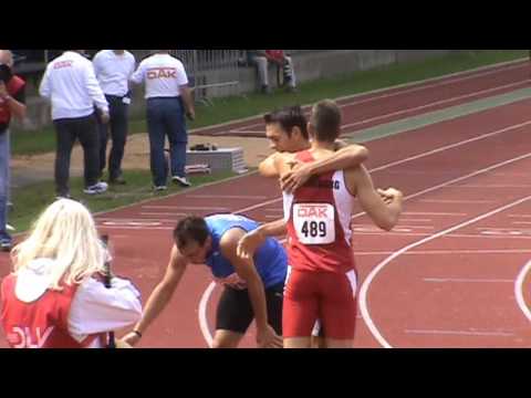 Deutsche Junioren Meisterschaften Regenburg - 400m men hurdles Finale - Hürden Männer
