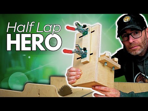 The Jig That Makes Perfect Half-Lap Joints (Fast!)