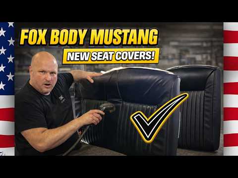 Fox Body Mustang Seat Cover Install | TMI Rear Seat Tutorial